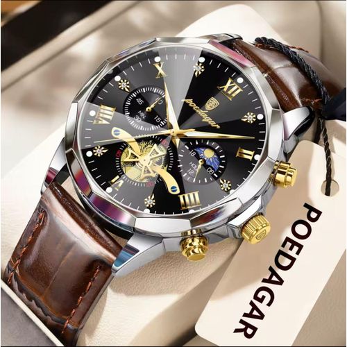 product_image_name-POEDAGAR-High Luxury Elegance And Sophisticated Men Leather Wristwatch.-1
