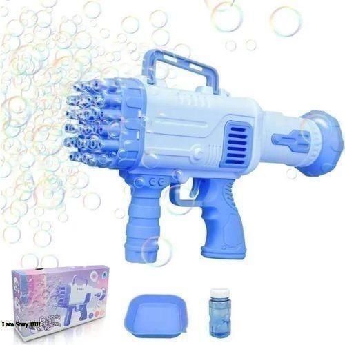 Generic 32 Hole Bazooka Bubble Gun Machine Rocket Launcher For Kiddies Out-Door Play Toy With Bubble Refiller Solution - image 2