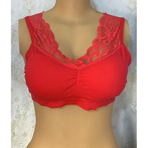 Fashion Unique Classic Seamless Red Women's Padded Bra