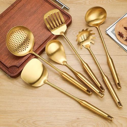 product_image_name-Generic-Stainless Steel Kitchenware Cooking Spoon Set-1