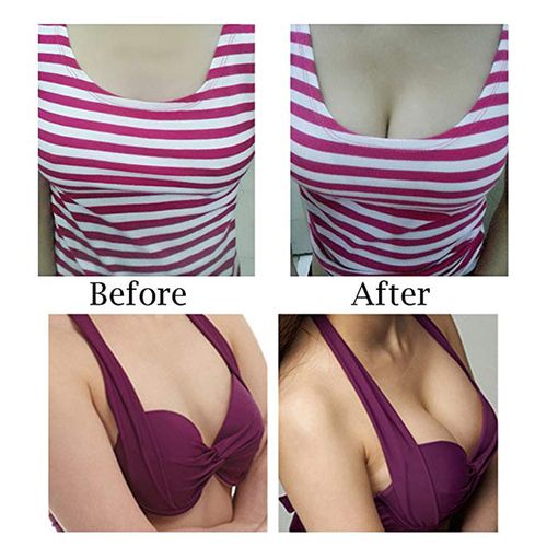 Fashion (1Pair Black) Invisible Bra Pads Silicone Lift Up Bra Chest Sticker  Swimsuit