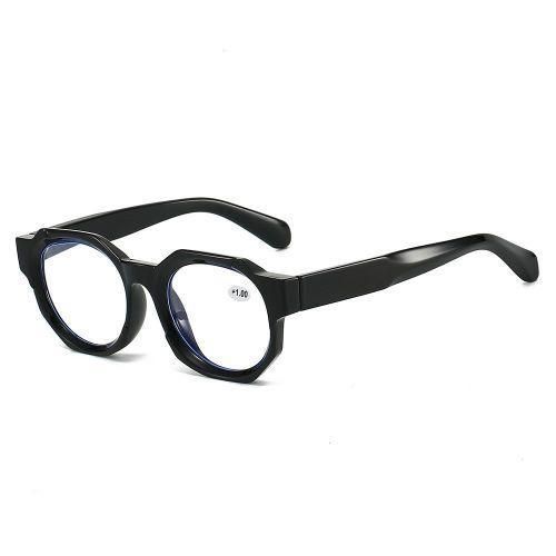 product_image_name-Fashion-Horizon Collection: Retro Polygonal Anti-Blue Light Glasses - Black-1
