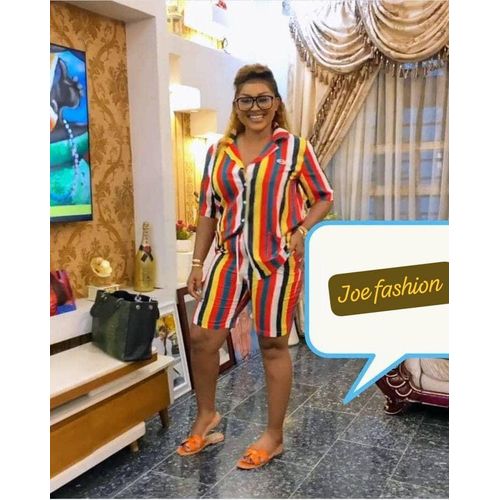 product_image_name-Fashion-Smart Fashionable  Ladies Shirt And Short-1