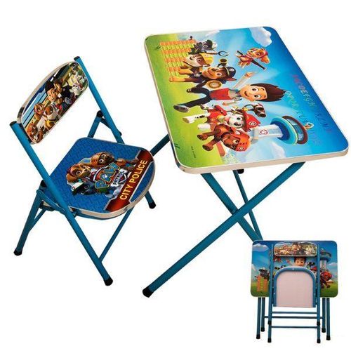 product_image_name-Generic-Foldable kids' table and chair set featuring differen kinds of characters -1