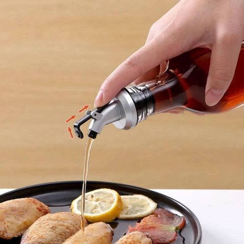 Generic Glass Cooking Oil Dispenser Bottle Set With Pourer Spout - image 2