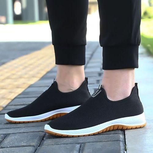 product_image_name-Fashion-Summer Mesh Light Weight Sneakers - Black-2
