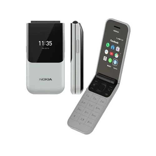product_image_name-Nokia-2720 Flip - 2.8" (4MB RAM, 512MB ROM) -1500mah - Grey-1