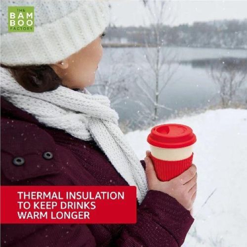 Bamboo Biodegradable Fiber Travel Cup - image 3
