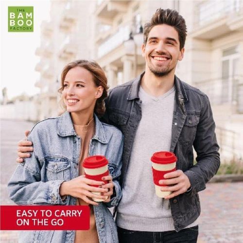 Bamboo Biodegradable Fiber Travel Cup - image 4