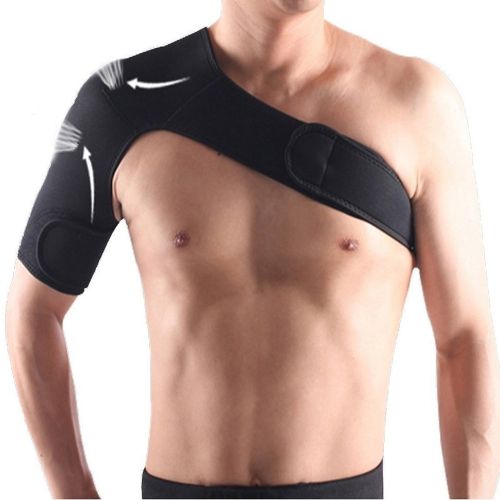 Double Shoulder Brace Adjustable Sports Shoulder Support Belt Back Pain  Relief Double Bandage Cross Compression Shoulder Strap, Shoulder Strap 