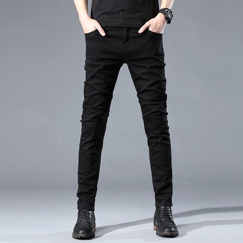 Fashion Men's Non Fade Plain Black Jeans | Jumia Nigeria