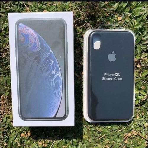 Generic IPhone XR Silicone Phone Case & Pouch With Camera Protection - Scratch Resistance, Shockproof Protective Case - ( BLACK )