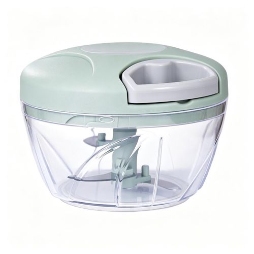 Generic Food Chopper. Mini manual pull-string multi-function chopper for onions, garlic, and ginger, an easy-to-clean vegetable chopping tool for the home kitchen.