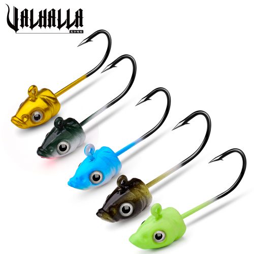 Generic Valhalla 100pcs/lot Jig Head Fishing Hooks Weights 3.5g 5g