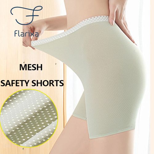 Breathable Ice Silk Womens Seamless Safety Leggings Under Shorts