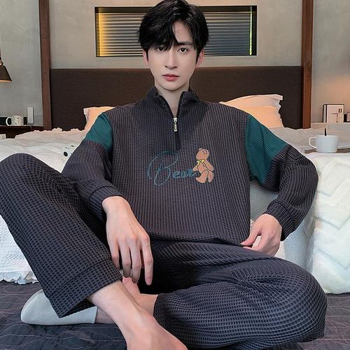 Waffle pajamas set clearance
