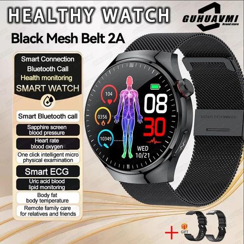 product_image_name-Generic-2025 Health Expert Smartwatch Blood Lipid Uric Acid ECG+PPG Body Temperature Smart Watch-1