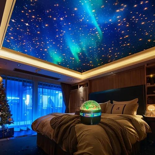 product_image_name-Generic-1-Pack Aurora Starry Sky Projector: Blending the dreamlike aurora borealis with dazzling starlight, featuring 360° rotating projection.-6