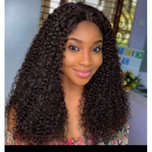 product_image_name-Fashion-Half Closure Curly Hair Wig Natural Colour-1