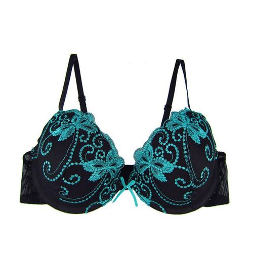 Generic Ladies Lace Flower Embroidery Bra For Women Underwear Bras