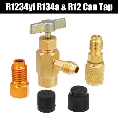 4 Pcs/ Brass Fittings R1234yf R134a Adapter R134a Adapter Fittings