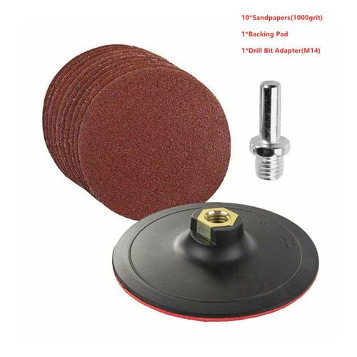 Generic Sandpaper Wood Smoothing Grinder Polishing Disc Sanding Pads Drill Bit Adapter 125mm 150mm 175mm Backing Pad Drill Adaptor Jumia Nigeria