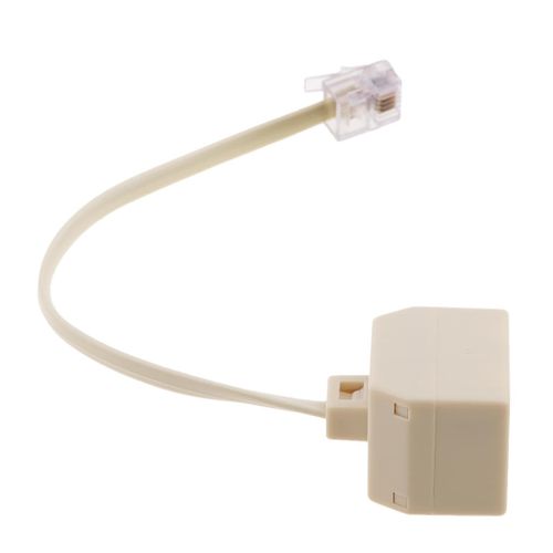 RJ11 Two Way Splitter for Telephone Modular Line