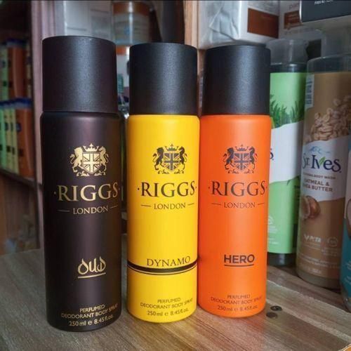 Riggs London  Long Lasting Body Spray 250ml 3pcs