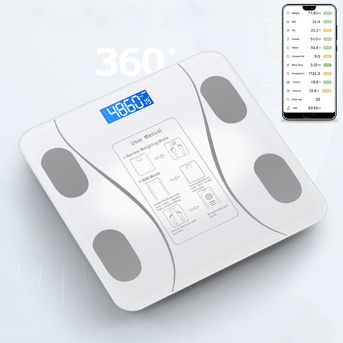 Bluetooth Smart Body Scale Bathroom Scales BMI Body Weight Scale LED  Digital Electronic Weighing Scale Body Composition Analyzer