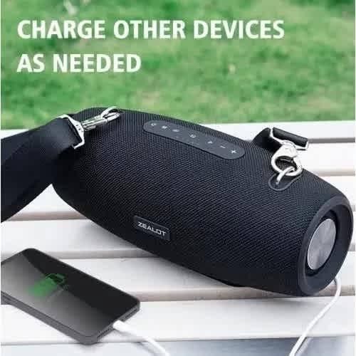 Zealot 75W High Power Rechargeable Bluetooth Speaker 14400mAh - S67 - image 4