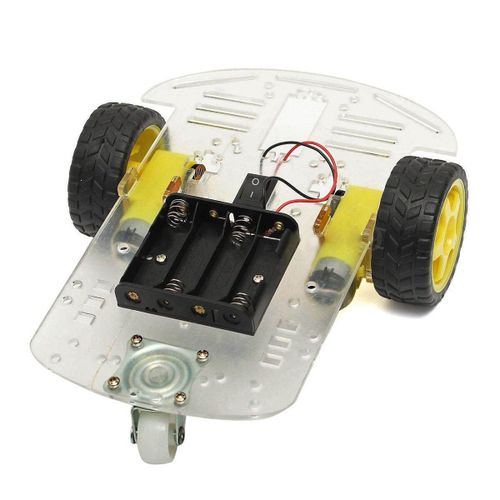 Kit de châssis de voiture Robot à moteur intelligent Lheng 2WD avec roues  d'encodeur de vitesse pour Arduino bricolage