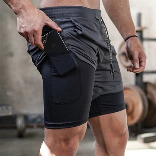 Sport Pants Short Gym Men, Black Workout Shorts Men