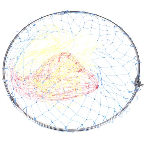 Generic 1pcs Large Brailer Head Round Glue Wire Fishing Mesh Net