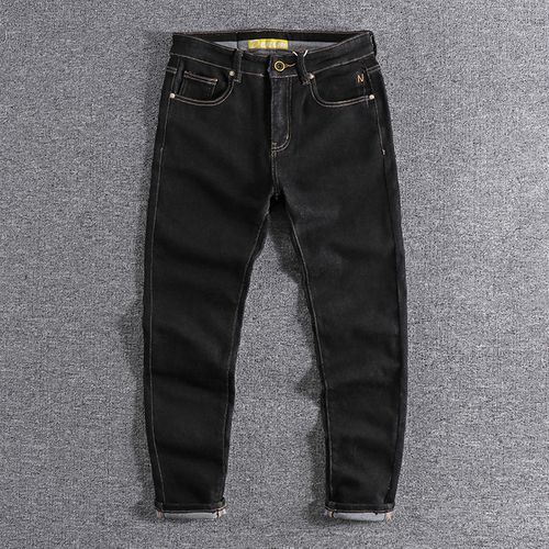 🤍 M 32x30 FRIED DENIM black slim jeans. no... - Depop