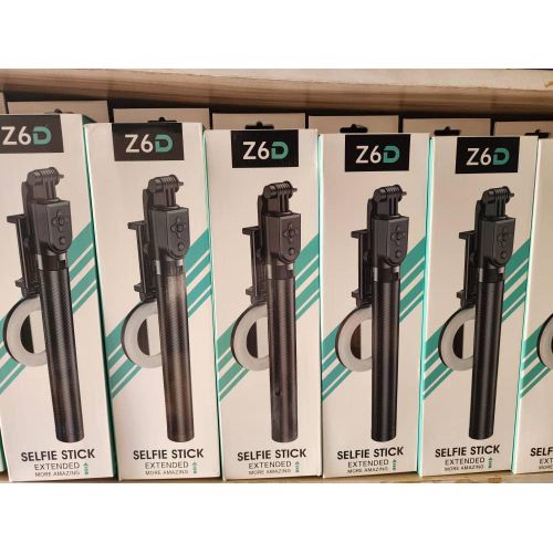 product_image_name-Generic-Z6D Selfie Stick, which is a versatile 2-in-1 accessory that functions as both an extendable selfie stick and a stable tripod stand. It is marketed as "extended more amazing" due to its ability to reach lengths of up to 1.65 meters. -1