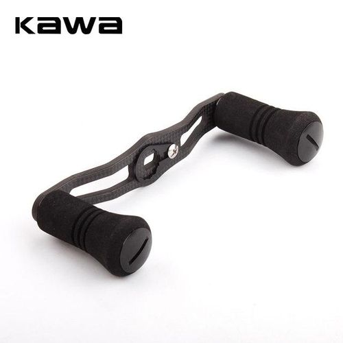 Generic Kawa Fishing Reel Handle Ek Carbon Fiber For Shi/da Abu Reel Eva  Knob Hole Size 7*4/8*5mm Length 100mm High Quality