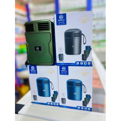 product_image_name-Generic-Bidellu DV-1133 Portable Wireless Bluetooth Speaker With Radio & Solar -1