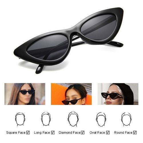 Plateaux Black Uni-Sex Cat-Eye Sunglasses