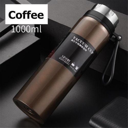 Generic 1L Stainless Steel Travel Mug Flask Thermal Hot Wate
