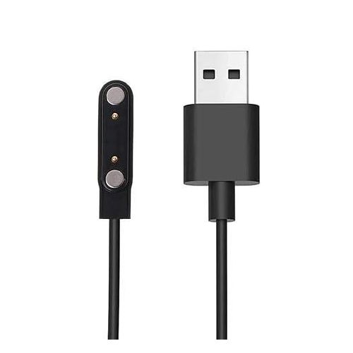 Generic 2-Pin Magnetic USB Charging Cable for G20 Smartwatch - Black - image 7