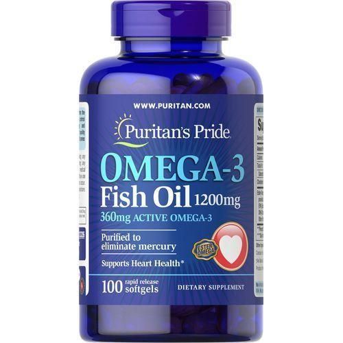 product_image_name-Puritan'S Pride-Omega-3 Fish Oil 1200 Mg X100 Softgels-1