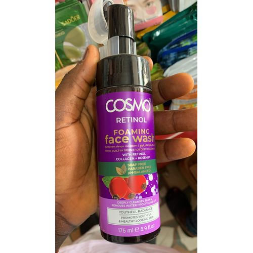 product_image_name-Cosmo-Retinol Foaming Face Wash Youthful Radianc Rosehip 175Ml-1