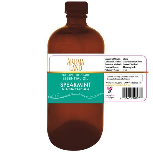 AROMA LAND Spearmint Essential Oil 100ml 3.4oz - image 2