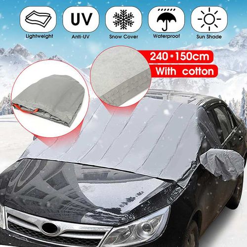 Generic 240 X 140cm Thick Car Windscreen Cover Magnetic PEVA