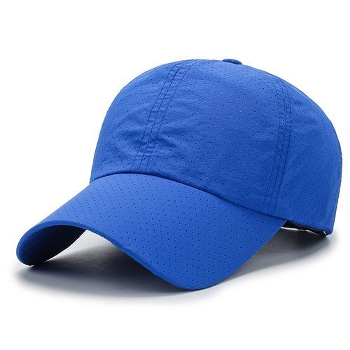 Fashion （Royal Blue）Unstructured Breathable Sports Cap Sun Hat Unstructured  Soft Baseball Cap Unisex Quick Dry Mesh Back Cooling Sun Hats DON