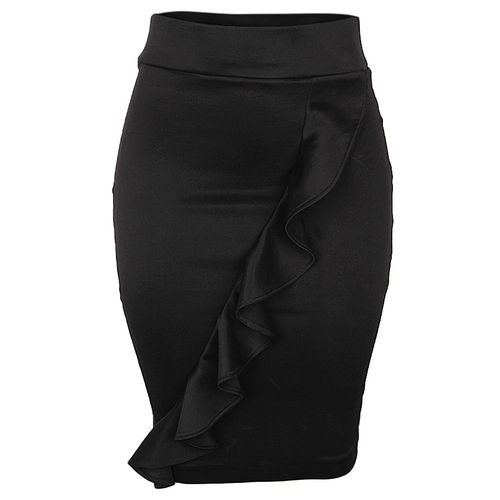 Dmg Hailey Side Frill Pencil Skirt - Black | Jumia Nigeria