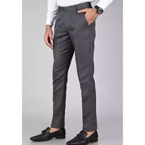Fashion Corporate Smart Fit Men's Pant Trouser Grey