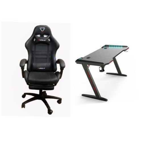Generic Executive Office Gaming Chair + Gaming Desk