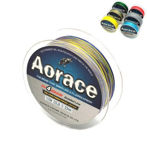 Generic 1pc 100m Pe Braided Fishing Line 4 Strands 6-100lb