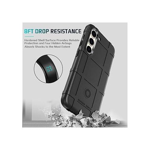 Generic For Samsung Galaxy S23+ Cover Shockproof Rugged Shield Soft Matte Armor Case